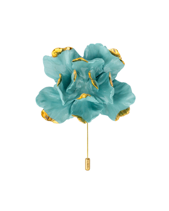 Tulip Brooche - Turquoise