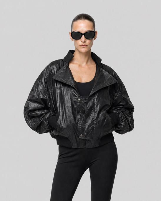 Veda Bomber Jacket Black