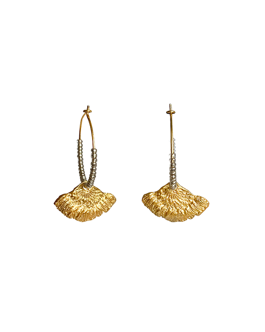 Venüs Gold Hoop Earrings