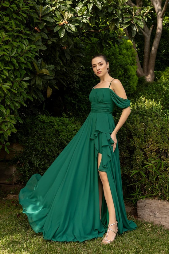 Green Evening Dress