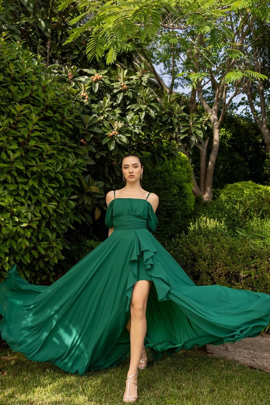 Green Evening Dress