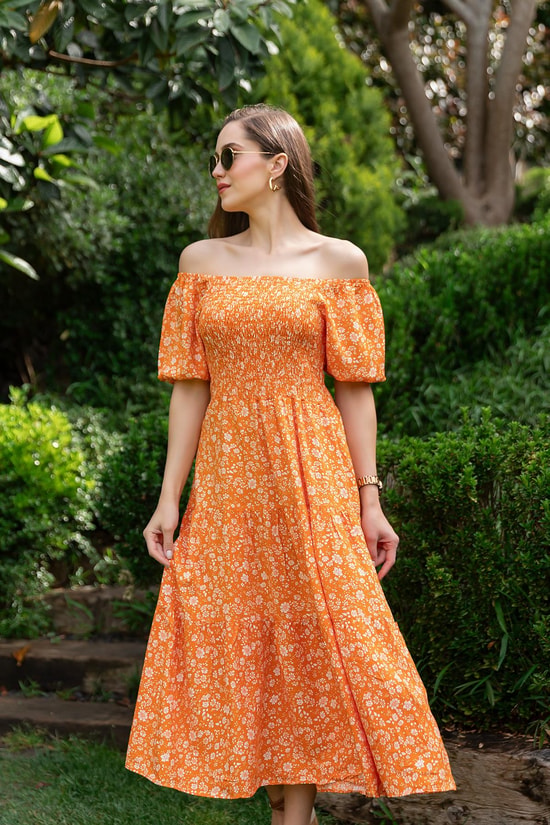 Orange Dress