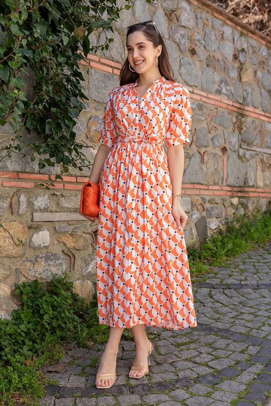 Orange Dress