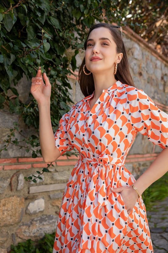 Orange Dress