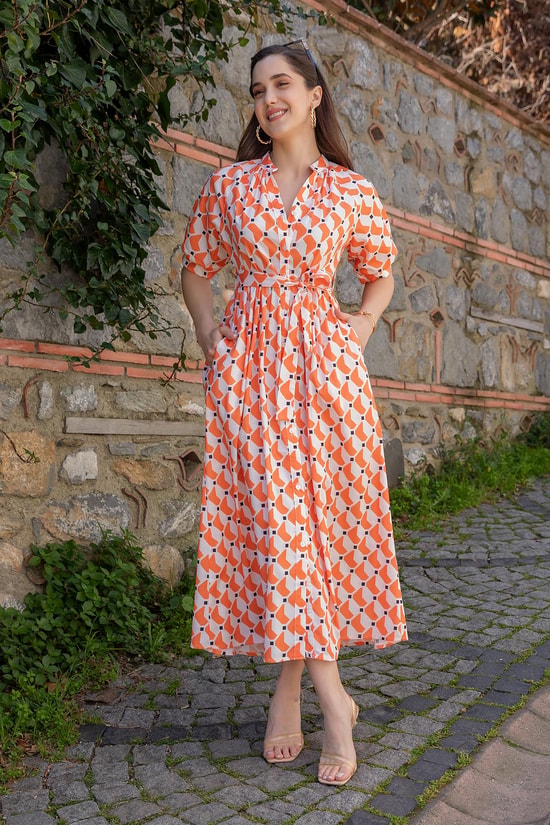 Orange Dress