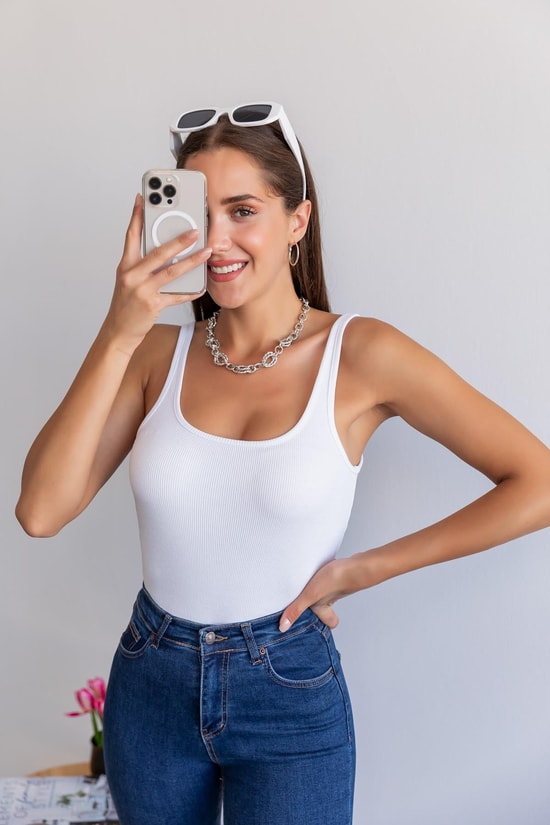 White Tank Top