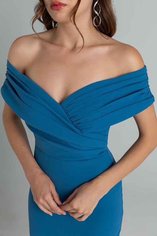 Blue Evening Dress