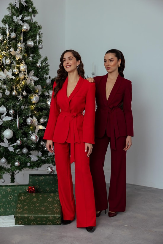Red Top and Bottom Set