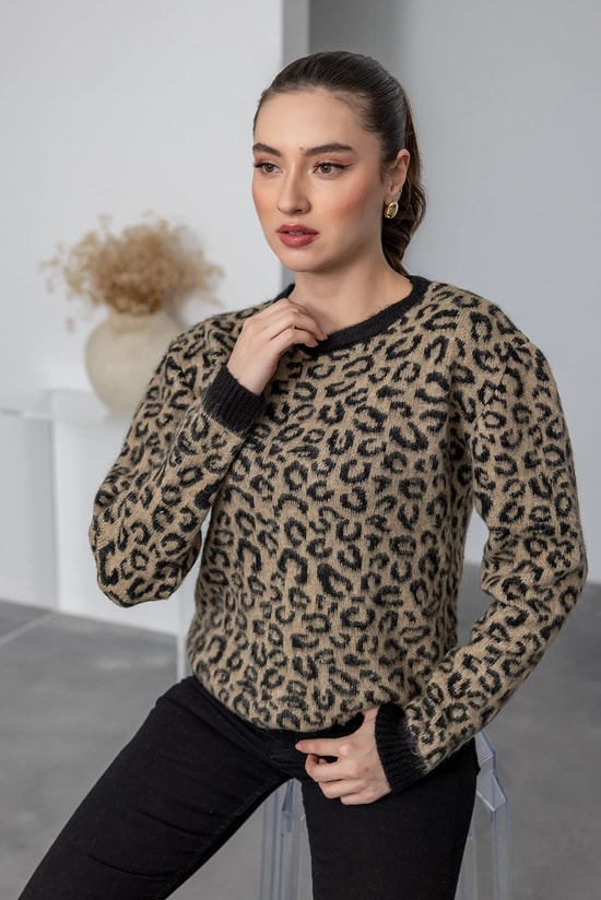 Leoparlı Kazak - SİYAH