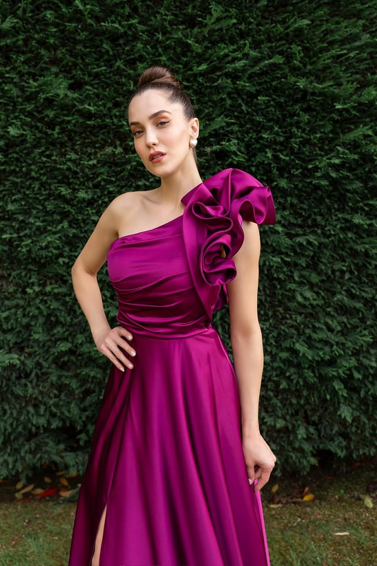 Purple Evening Dress