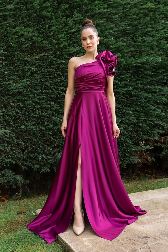 Purple Evening Dress