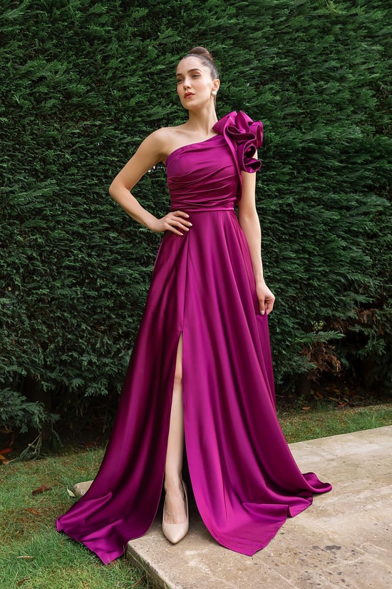 Purple Evening Dress