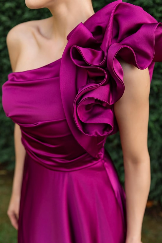 Purple Evening Dress