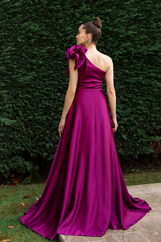 Purple Evening Dress