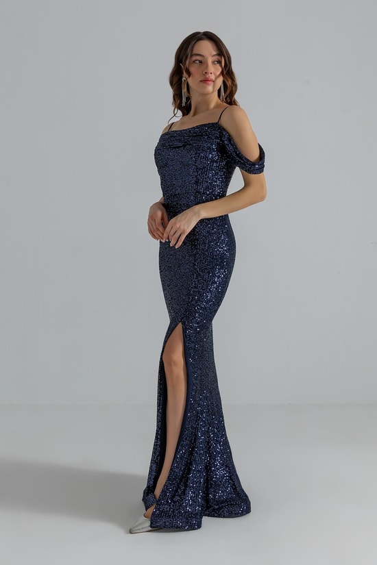 Navy Evening Dress
