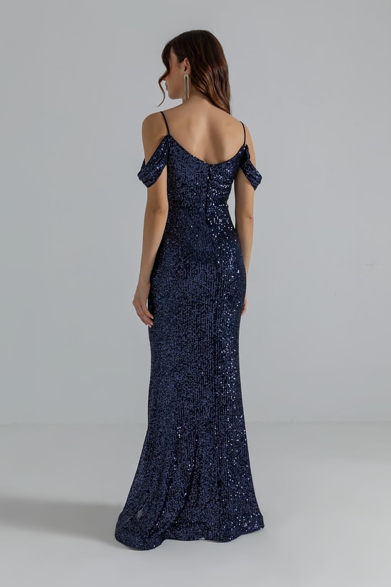 Navy Evening Dress