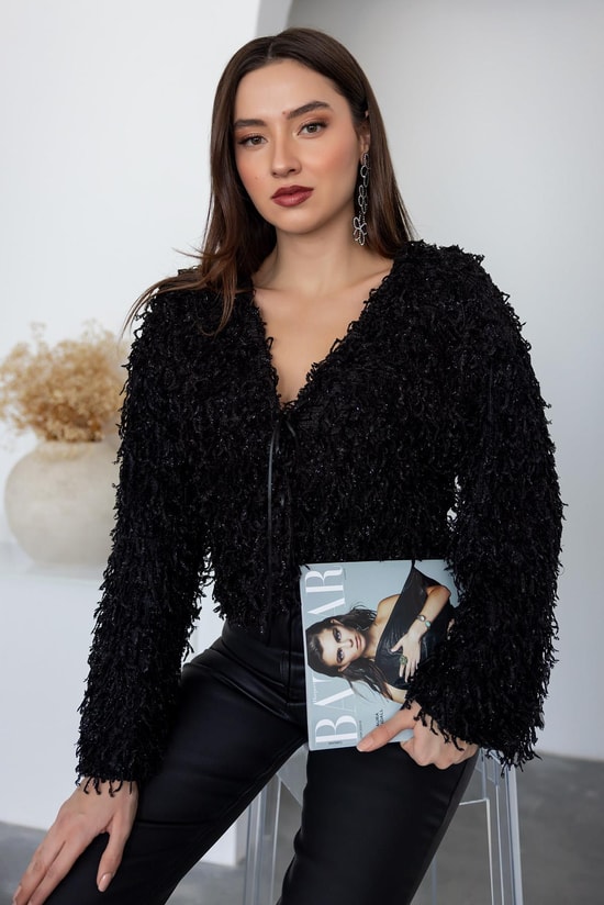 Premium Hırka - SİYAH