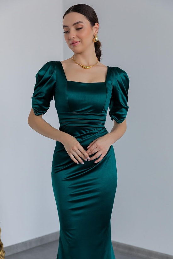 Green Evening Dress