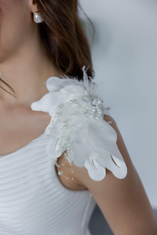 White Evening Dress