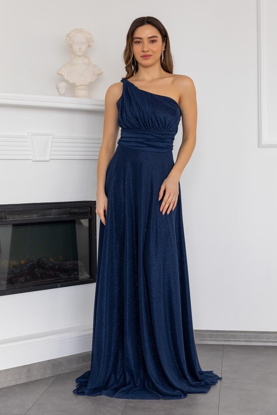 Navy Evening Dress