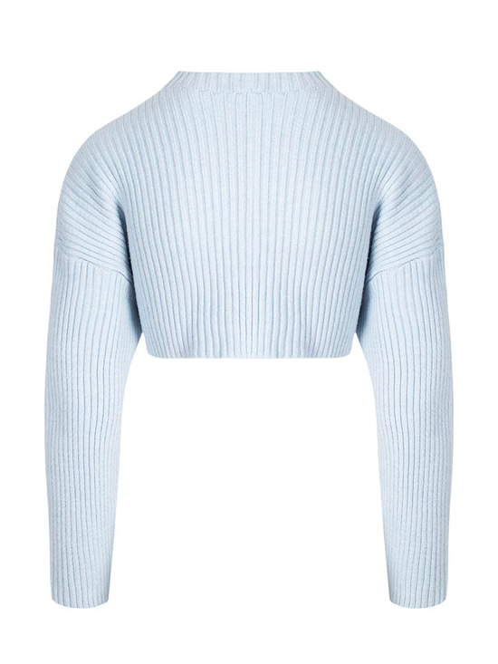 23FW113009 TRİKO CROP KAZAK