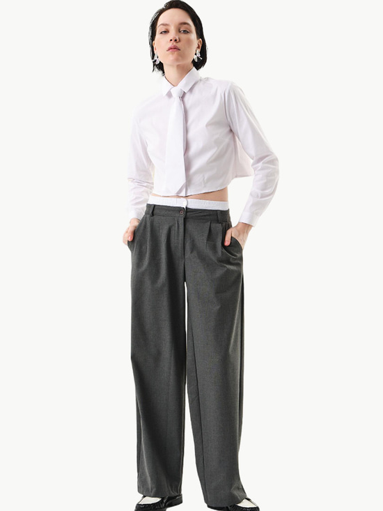 24SS103012 3176I-S4 GARNİ DETAYLI FLANEL KUMAŞ PANTOLON Kategorisiz Modelleri