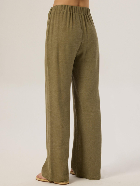 24SS103026 BELİ LASTİKLİ SALAŞ KESİM DÖKÜMLÜ PANTOLON Kategorisiz Modelleri