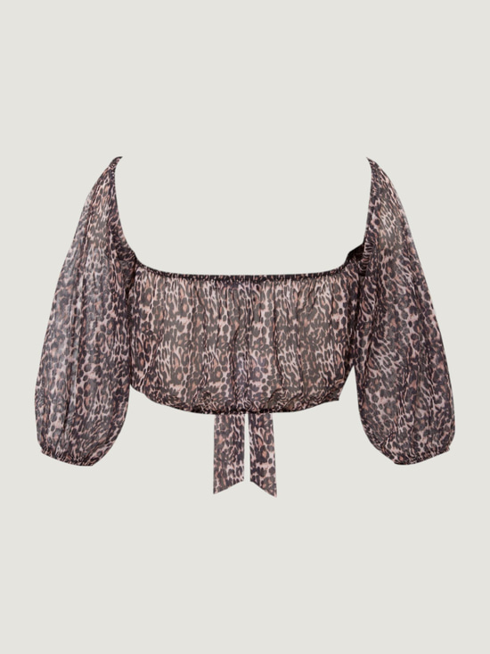 24SS109026 DÜŞÜK OMUZLU FONKSİYONEL BAĞLAMALI CROP BLUZ Kategorisiz Modelleri