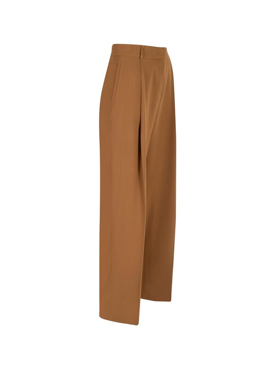ALONZOA Bol Paça Krep Pantolon - Camel