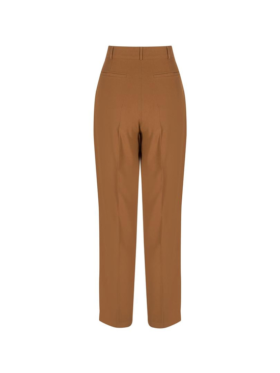 ALONZOA Bol Paça Krep Pantolon - Camel