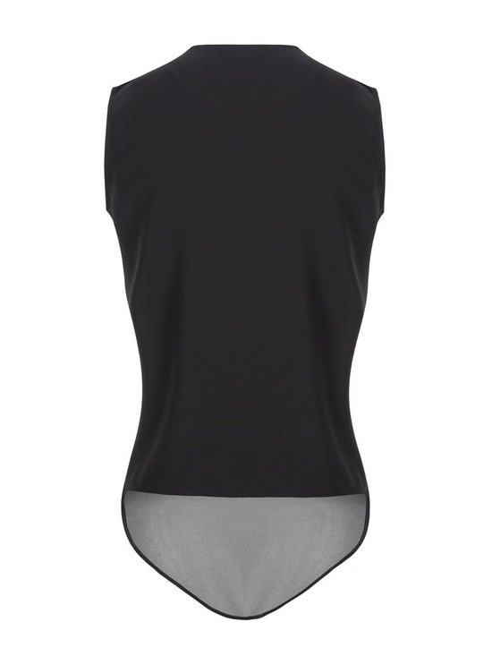 Anvelop Kesim Alttan Çıtçıtlı Siyah Bluz - Siyah