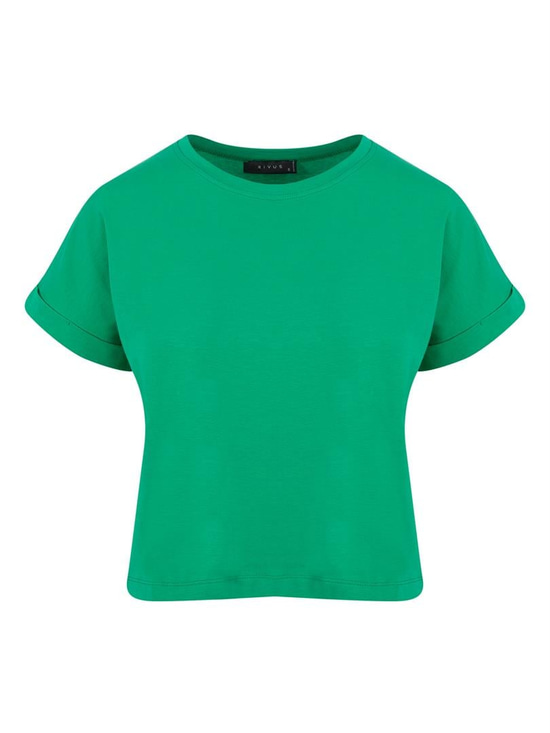 ATTACUS Bisiklet Yaka Basic Tişört - Yeşil