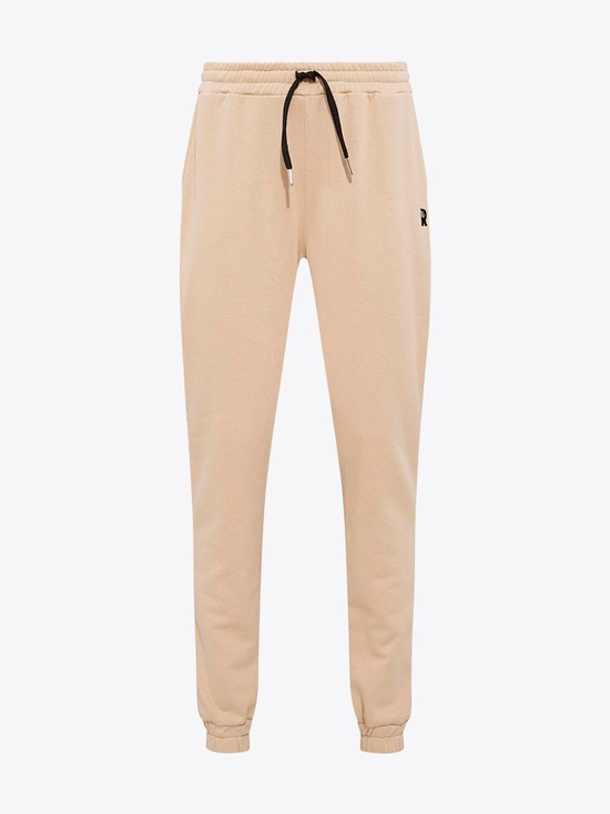 Beli Kordonlu Eşofman Pantolon - Bej