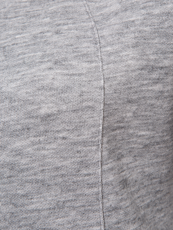 Beli Pencere Detaylı Bluz - Gri