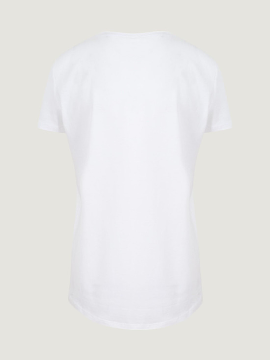 Bisiklet Yaka Basic T-Shirt - Beyaz T-shirt Modelleri