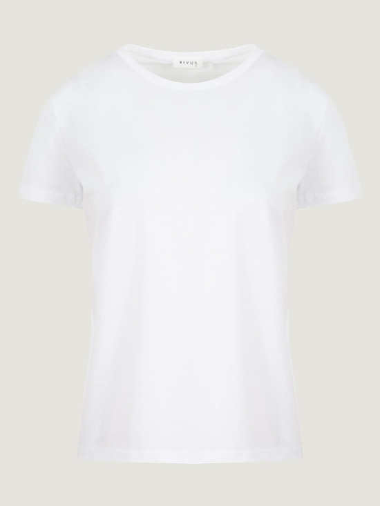 Bisiklet Yaka Basic T-Shirt - Beyaz T-shirt Modelleri
