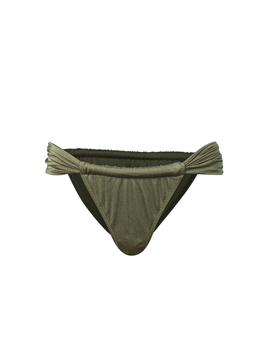 Büzgülü Bikini Altı - Yeşil