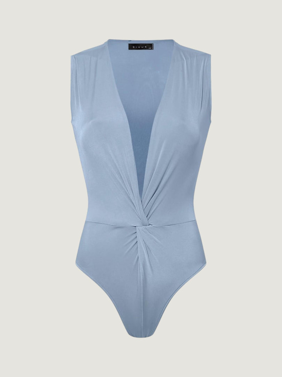 Çıtçıtlı Kolsuz İkonik Body - Mavi Body Modelleri