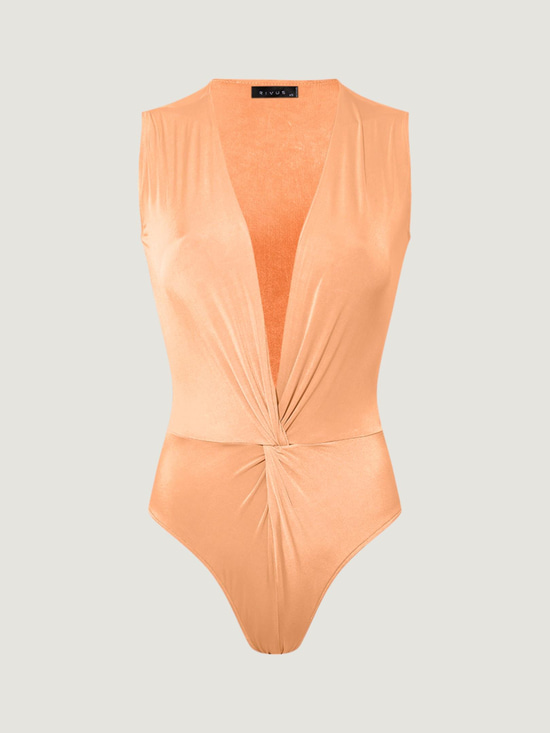 Çıtçıtlı Kolsuz İkonik Body - Turuncu Body Modelleri