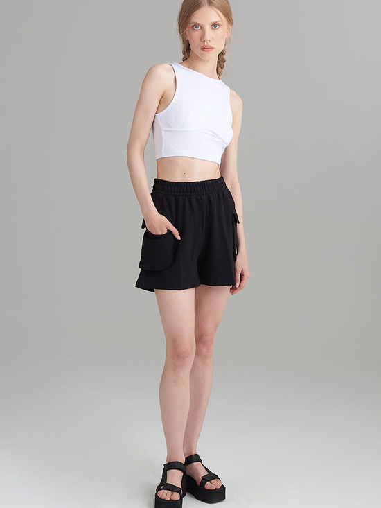 Detaylı Kaşkorse Crop Atlet