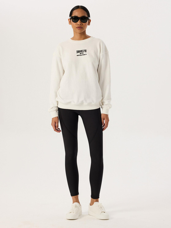 Dikişli Yüksek Bel Tayt - Siyah Tayt Modelleri