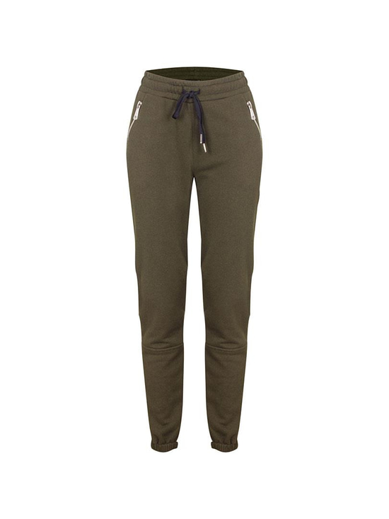 Fermuarlı Cep Detaylı Eşofman Pantolon - Haki