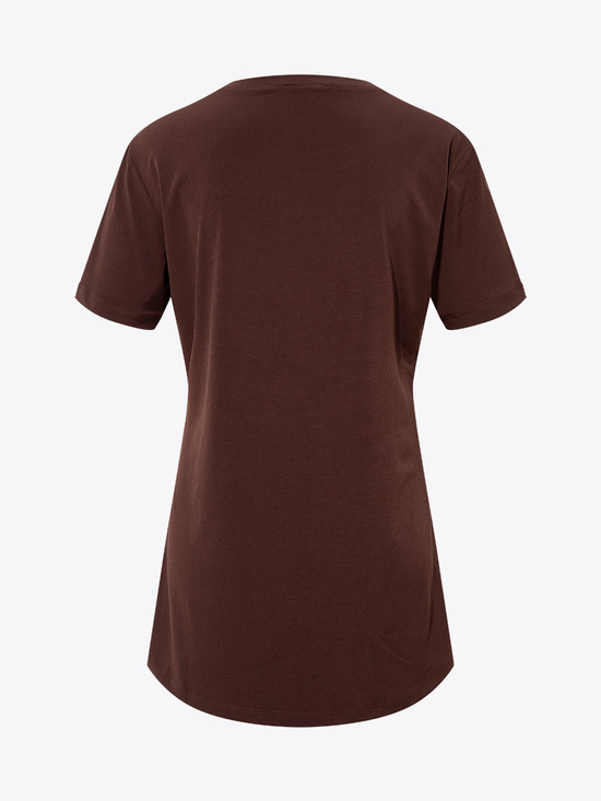 Halka Detaylı T-shirt - Kahve