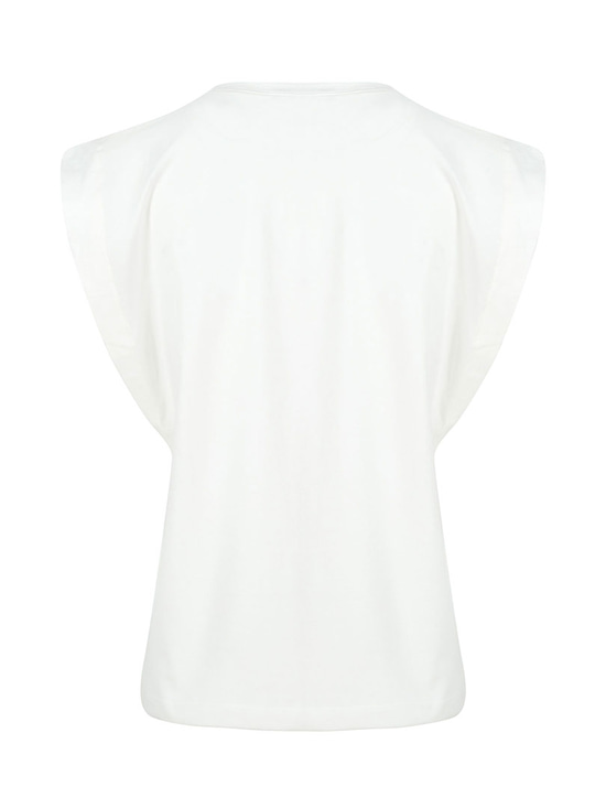 HELIANTHUS Vatkalı T-shirt - Beyaz