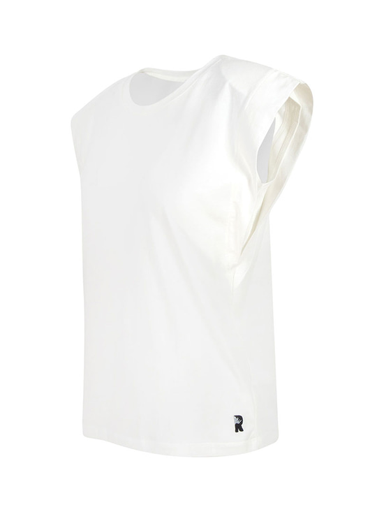 HELIANTHUS Vatkalı T-shirt - Beyaz