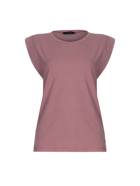 HELIANTHUS Vatkalı T-shirt - Mürdüm