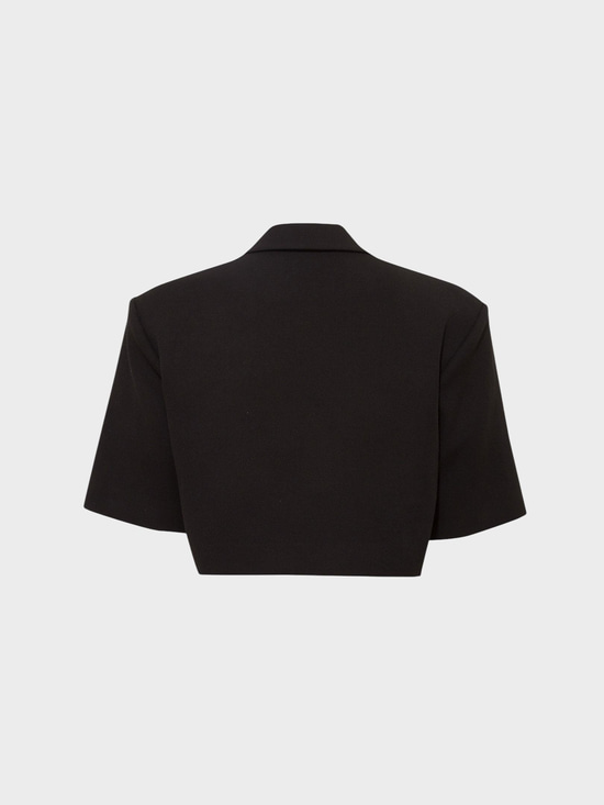 Kadın, Bayan Modern Fit Kısa Blazer Ceket - Siyah Kategorisiz Modelleri