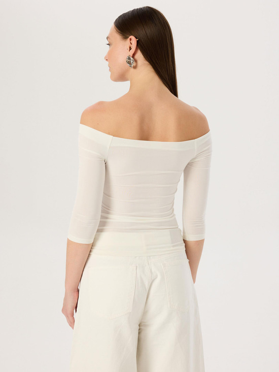 Kayık Yaka Body - Ekru Body Modelleri