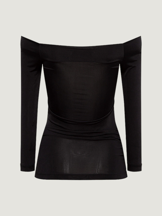 Kayık Yaka Body - Siyah Body Modelleri