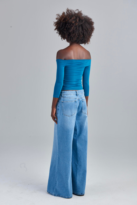 Kayık Yaka Body - Yeşil Body & Bluz Modelleri